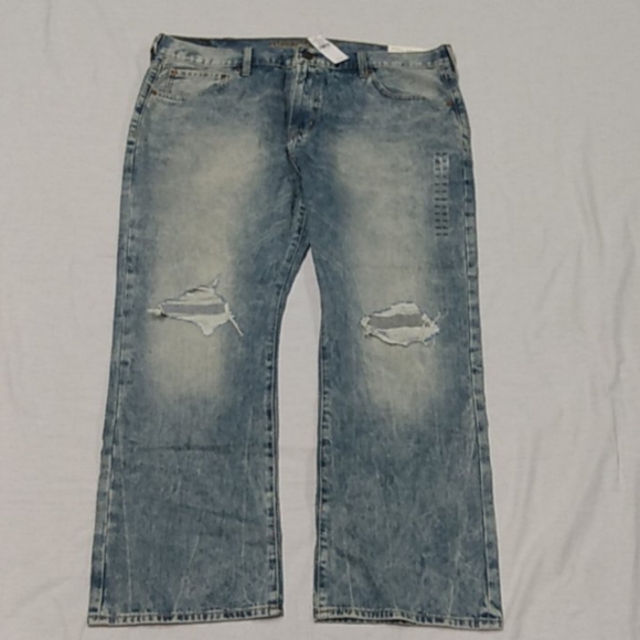 AE Original Boot Jean Lt Destroy Wash No. 4084-New with Tags - Picture 2 of 7